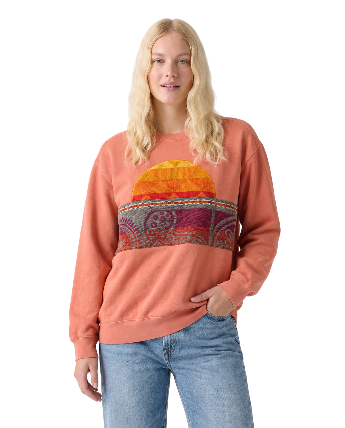 Medium Terracotta Sunset Chaser Mandala Sunscape