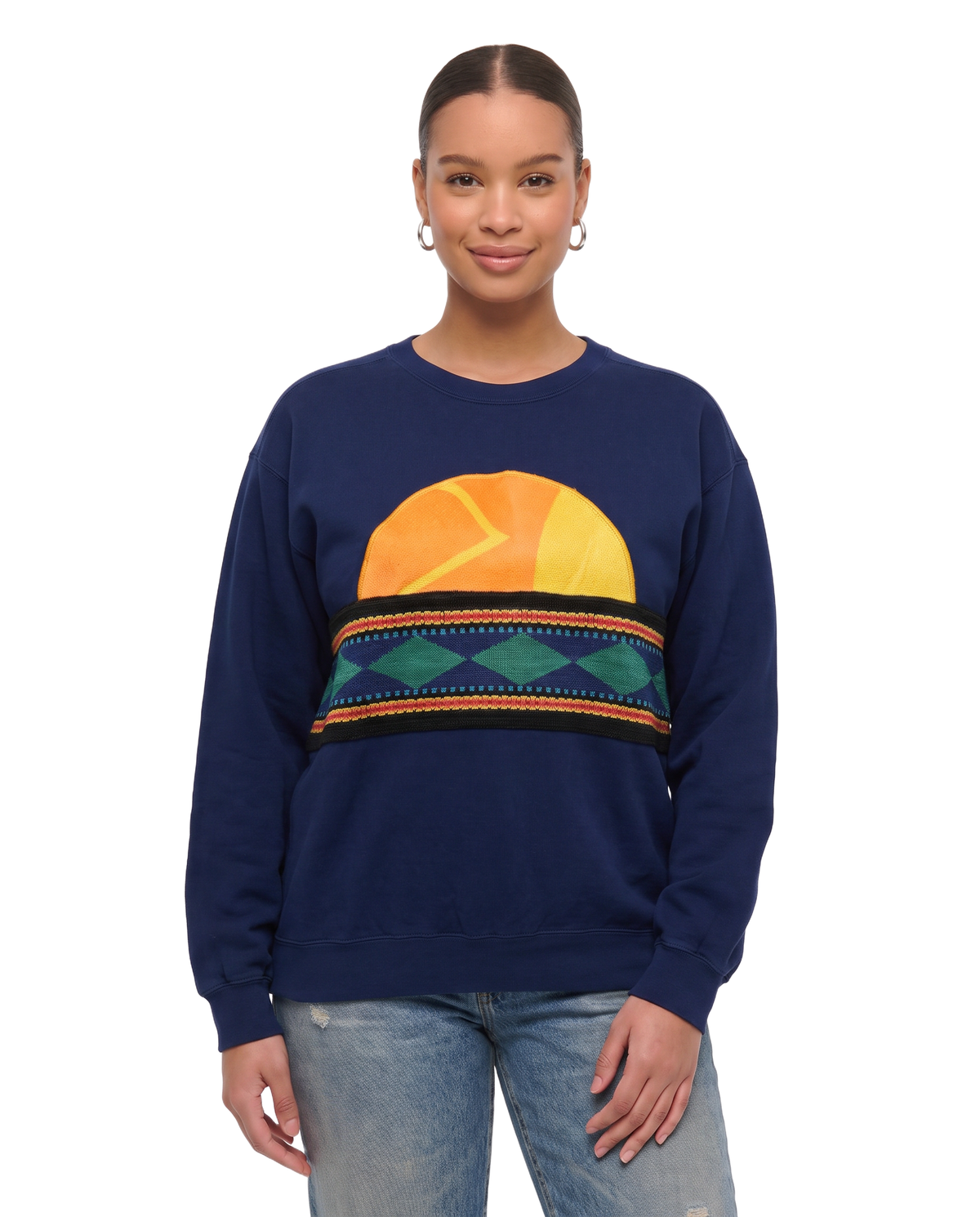 Large Navy Sunset Chaser Diamond Sunset
