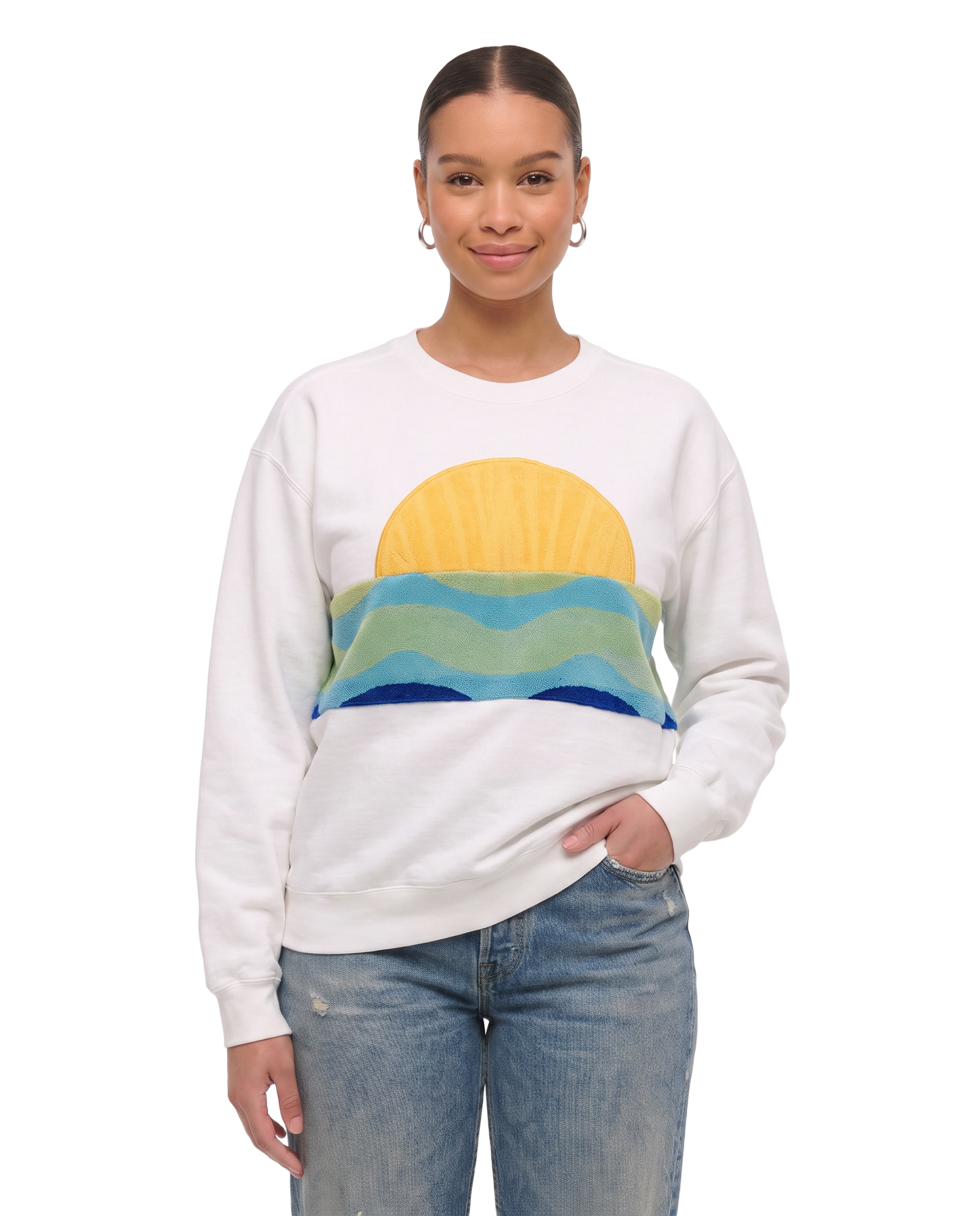 Large White Sunset Chaser Riptide Retreat