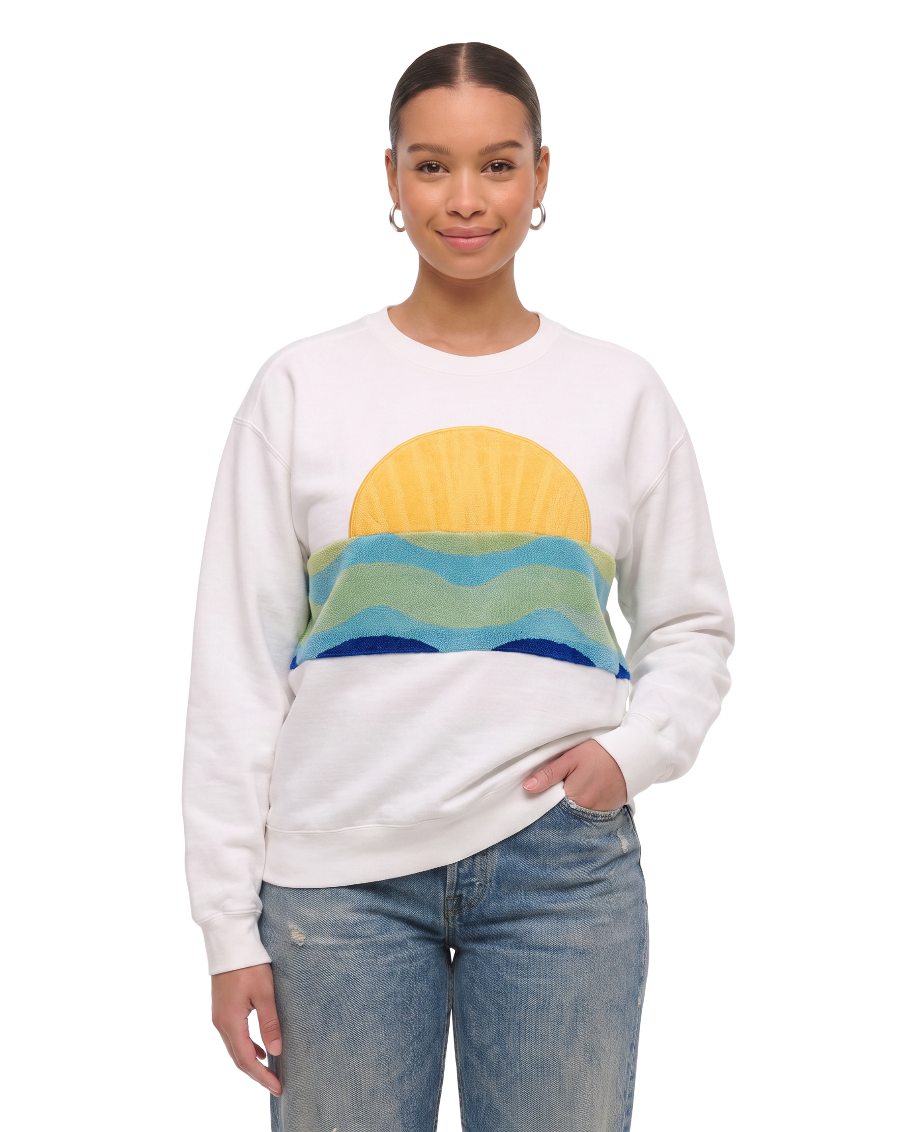 Large White Sunset Chaser Riptide Retreat