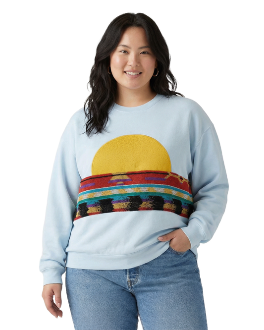 X-Large Aqua Sunset Chaser "Tred Lightly"