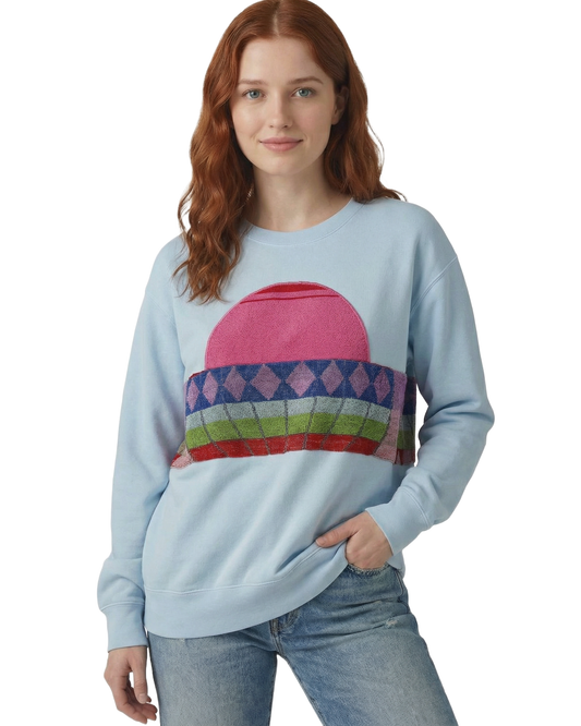 Medium Aqua Sunset Chaser "Fresh Air"