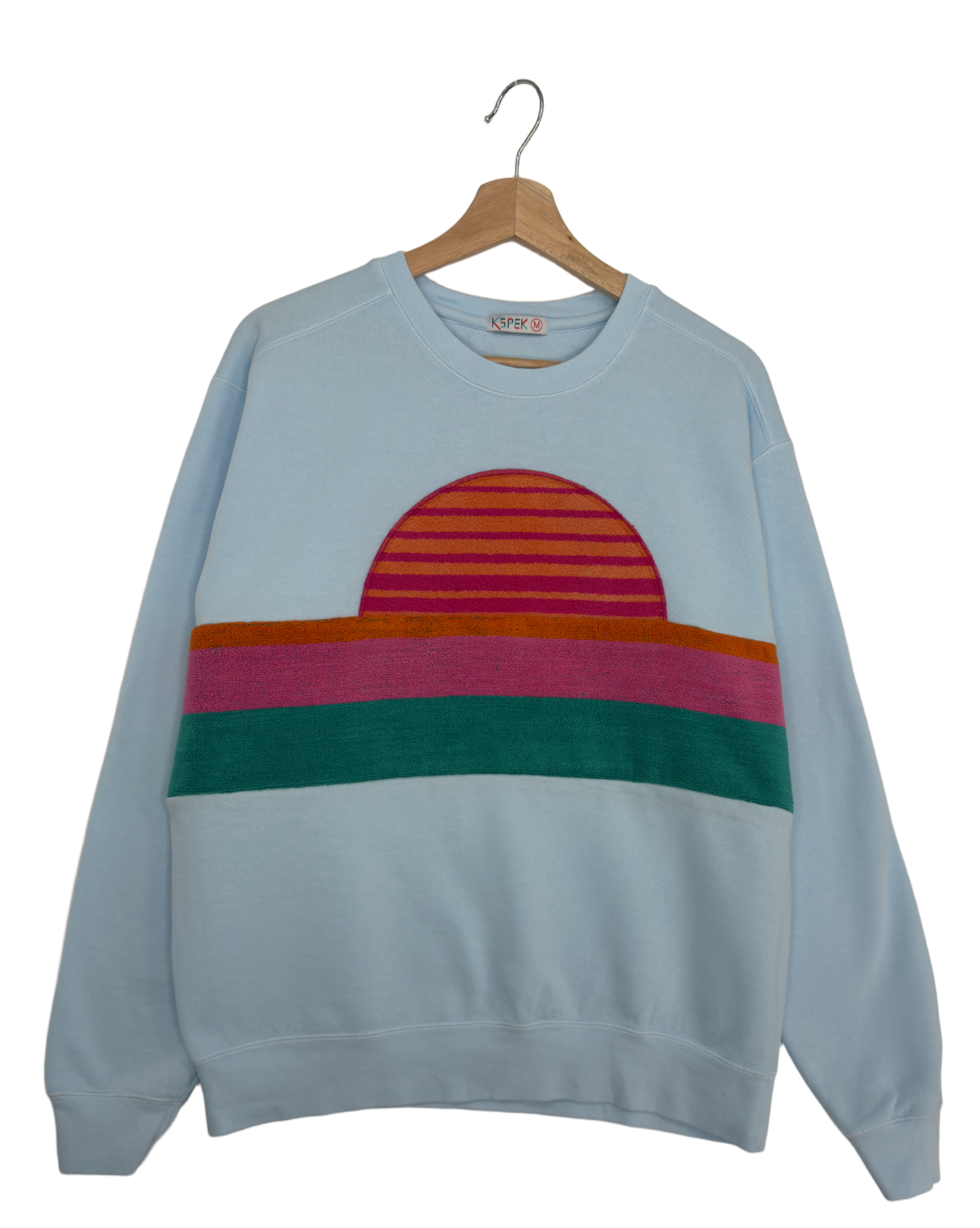 Medium Aqua Sunset Chaser "Easy Breezy" - Medium - Product