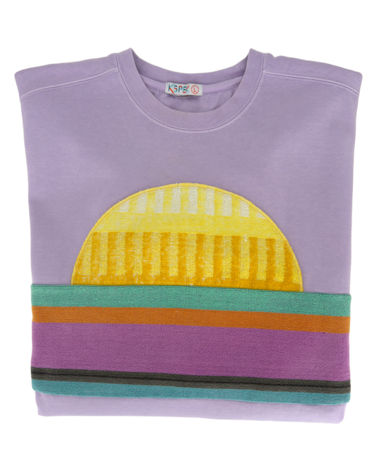 Large Lavender Sunset Chaser Coastal Dreamer