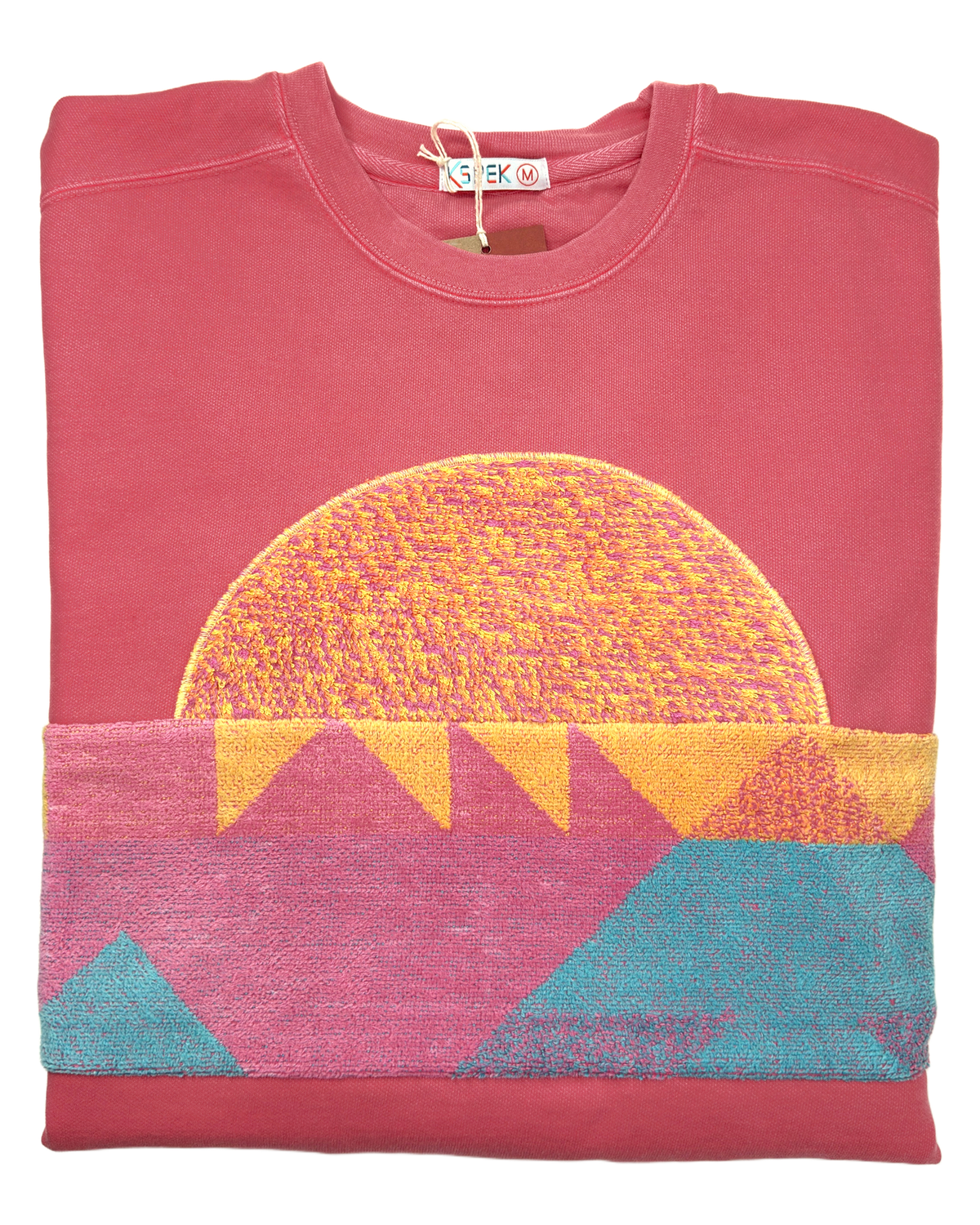 Medium Watermelon Sunset Chaser Zigzag Sunscape