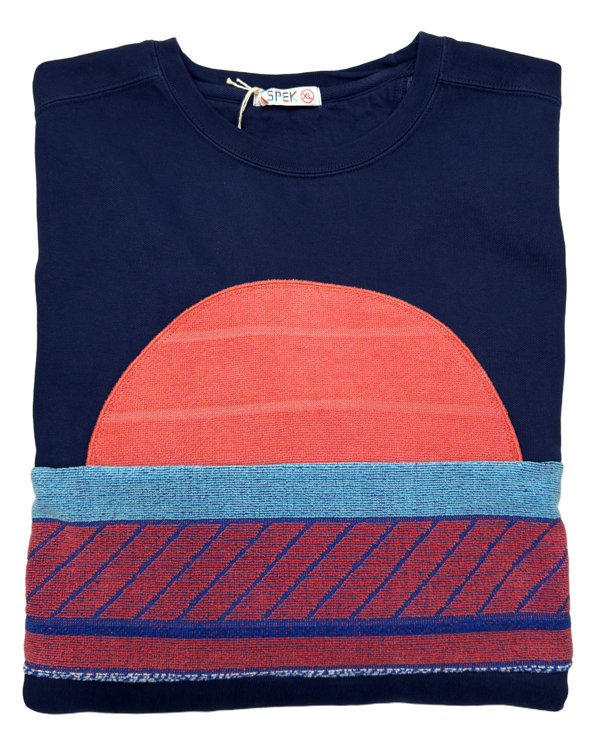X-Large Navy Sunset Chaser Striped Horizon Arc