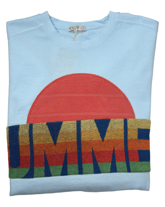Large Aqua Sunset Chaser Summer Arc