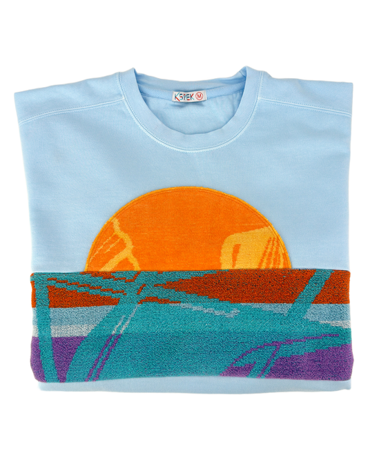 Medium Aqua Sunset Chaser Tangerine Horizon