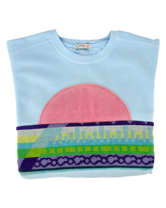Medium Aqua Sunset Chaser Neon Horizon