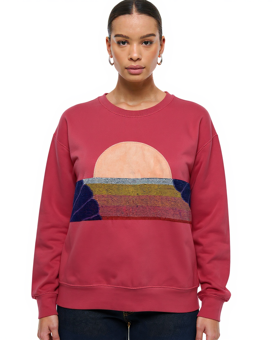 Large Watermelon Sunset Chaser “Shell Seeker" - Large