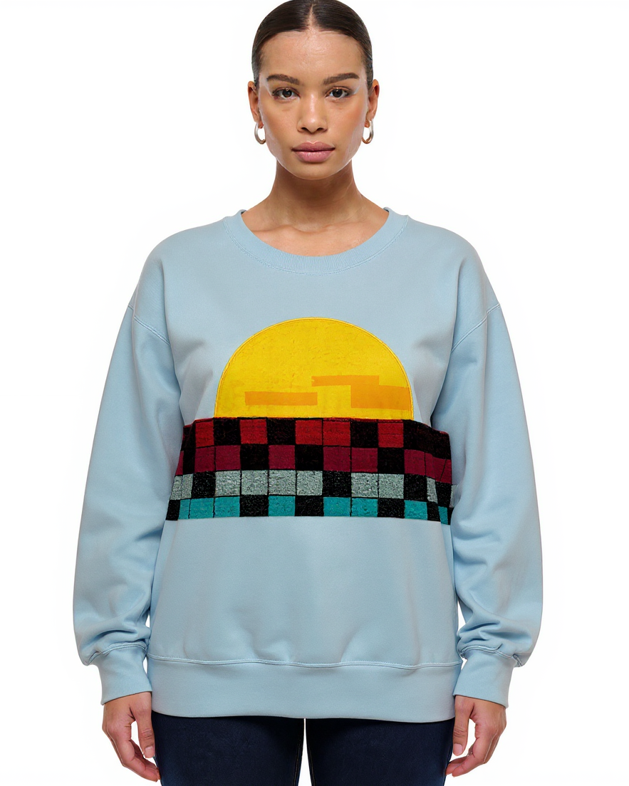 Large Aqua Sunset Chaser "My Mode” - Large