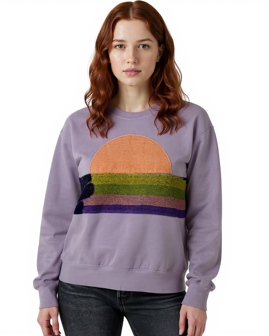 Medium Lavender Sunset Chaser “Wave Action” - Medium - Model
