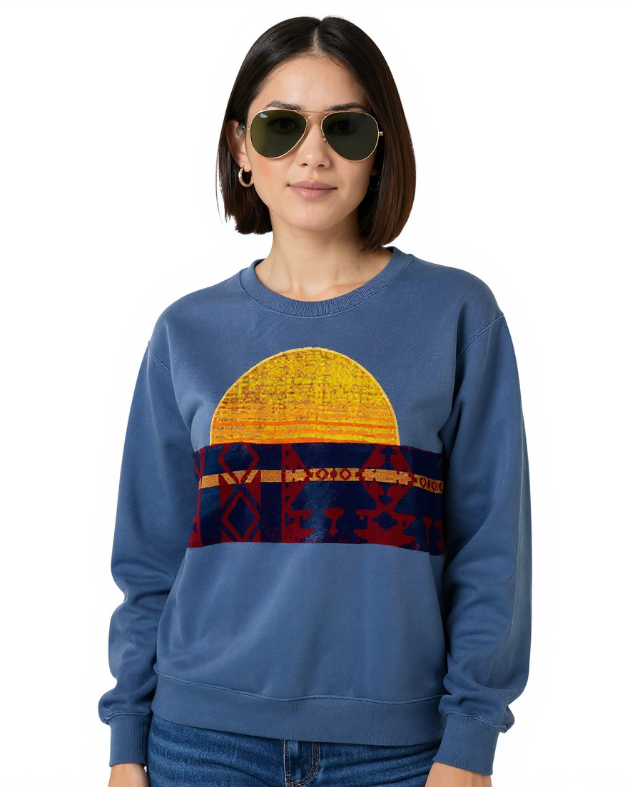 Small Dusty Blue Sunset Chaser “Cabin Crew” - Small