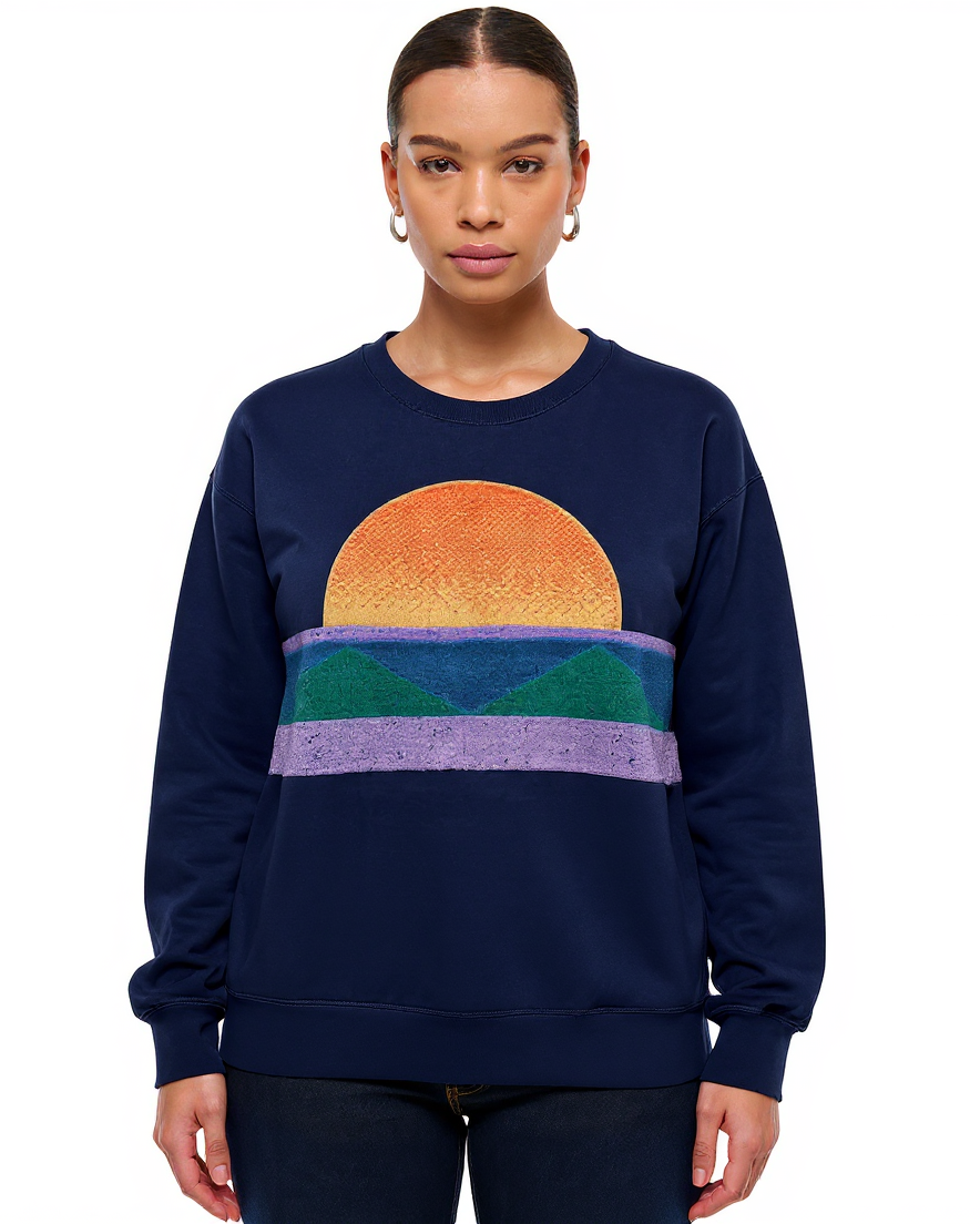 Large Navy Sunset Chaser "Purple Mountains"