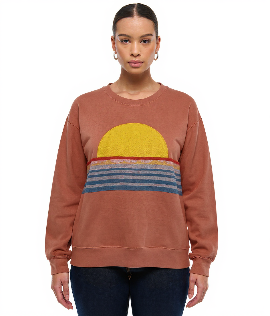 Large Terracotta Sunset Chaser "Classic Girl"