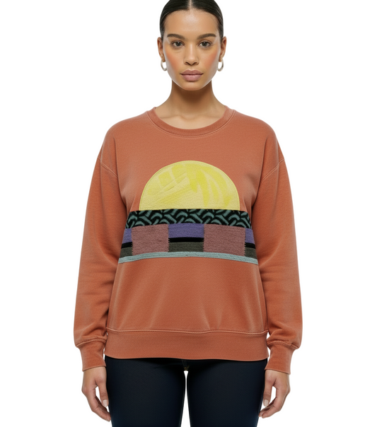 Large Terracotta Sunset Chaser "Morning Dew"